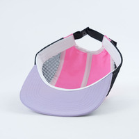 Gorras de Correr de Poliéster Yukaihe de Alta Calidad, Deportivas, con Parche de Logotipo Tejido Personalizado, Transpirables, Ajustables, de 5 Paneles