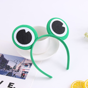 Diadema personalizada Fairy Tale Frog Prince para niños y adultos, accesorio bonito para disfraz <span class=keywords><strong>de</strong></span> fiesta <span class=keywords><strong>de</strong></span> Carnaval <span class=keywords><strong>de</strong></span> Halloween - Product Image 3