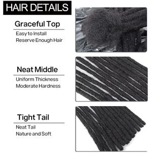 Extensiones de Cabello Humano 100% Natural para Rastas Afro Rizadas de 0.2/0.4/0.6/0.8cm - Product Image 3