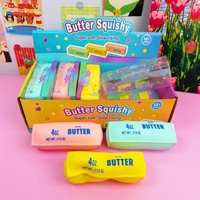 Bâton de beurre de 14 cm en argile à modeler créative, jouet anti-stress à presser, fait main et malléable