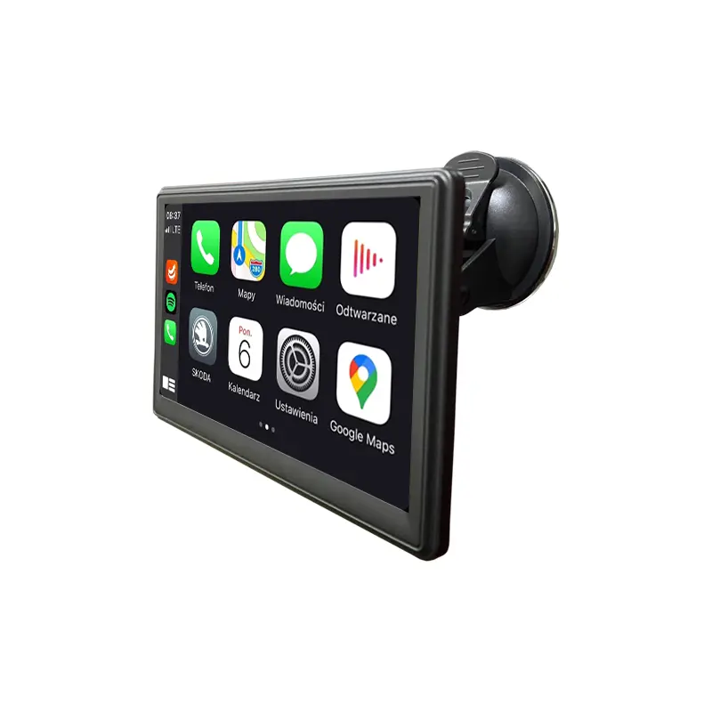 7 Inch Touchscreen Draagbare Navigatieapparaten Draadloze Carplay Android Auto Aangepaste Easy Mount Gps Navigatie