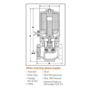 Vanne solénoïde Magnatrol 3/4 pouces en laiton pour le contrôle de l'eau, fabrication américaine - Product Image 2