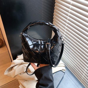 Sac à main élégant en métal 2026, sac nuage, pochette de soirée, petit sac de luxe portable, sac à main tissé avec doublure en polyester - Product Image 4