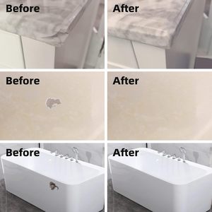 Kit di Riparazione per Piastrelle da Bagno Bianche, per Smalto, Fibra di Vetro, Acrilico, Porcellana, Ceramica, <span class=keywords><strong>Marmo</strong></span>, Granito, Ammaccature, Crepe, Fori - Product Image 4