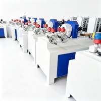 Machine automatique de fabrication de tiges rondes en bois pour manches de balai et de serpillière