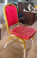 Chaise de banquet rouge de mariage d'intérieur de restaurant d'hôtel de haute qualité