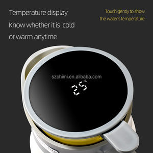 Thermos de style chinois pour le bureau et la maison, 800 ml et 1500 ml, thermos avec affichage de la température, avec poignée, cadeau souvenir - Product Image 5