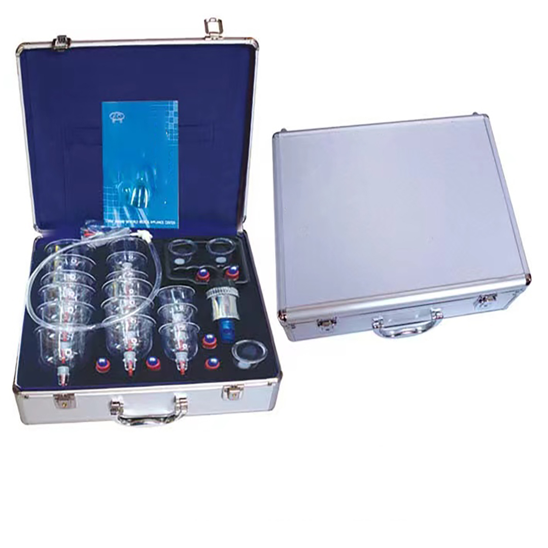24 Tasses Chinoises à Ventouses – Kit Massage Sous Vide Corps Entier – Transparent & Facile à Utiliser