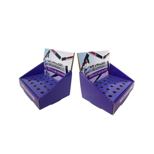 ชั้นวางสินค้าแบบตั้งโต๊ะสำหรับเครื่องสำอางและอุปกรณ์เสริม คุณภาพดี ราคาประหยัด พับได้ เป็นมิตรกับสิ่งแวดล้อม ทำจากกระดาษรีไซเคิล พร้อมตะขอแขวน - Product Image 5