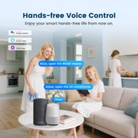 Interruptor de calentador de agua GIRIER ZigBee 20A WiFi interruptor de pared de botón inteligente para CA funciona con la aplicación Tuya Alexa