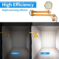 Lampu Kerja Lengan Ayun Tahan Air Berkualitas Tinggi YouLumi dengan Peringkat IP65 120Lm/W 20 Watt 30 Watt 40 Watt 50 Watt Lampu Dermaga Muatan
