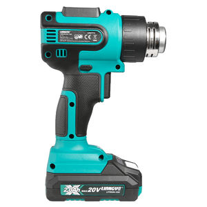 <span class=keywords><strong>Pistola</strong></span> <span class=keywords><strong>de</strong></span> Aire Caliente Inalámbrica Industrial <span class=keywords><strong>de</strong></span> 20V <span class=keywords><strong>con</strong></span> Batería <span class=keywords><strong>de</strong></span> Litio, Temperatura Ajustable para Soldadura y Envoltura Termoencogible - Product Image 5