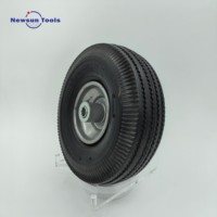 Roues de brouette gonflables de haute qualité NS 10 12 14 16 pouces, pneumatiques 350-4, roues en caoutchouc pour voiture jouet, chariot à main