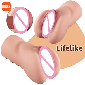 Boneca de bolso anal vagina 3D para homens, boneca de bolso realista para homens, masturbadores masculinos texturizados gordurosos e naturais