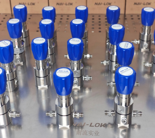 Factory Price NAI-LOK High Purity Back Pressure Regulator 316L Stainless Steel Adjustable Pressure Relief Valve Propane Argon
