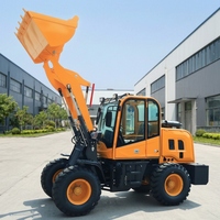 Kostenloser Versand: Gelenkiger Mini-Radlader für Landwirtschaft, Landschaftsbau und Garten – Diesel-Kleinlader mit Hydraulikantrieb und Frontschaufel