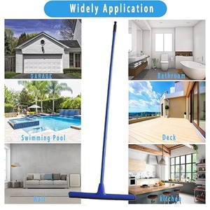 Esponja <span class=keywords><strong>de</strong></span> Limpieza EVA con Raspador y Limpiacristales para Azulejos y Baños, <span class=keywords><strong>Limpiador</strong></span> <span class=keywords><strong>de</strong></span> <span class=keywords><strong>Vidrios</strong></span> con Mango <span class=keywords><strong>de</strong></span> Madera - Product Image 5