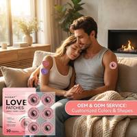 Patchs d'amour colorés personnalisés pour femmes et hommes, pour améliorer la circulation et stimuler la vitalité