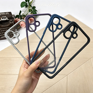 เคสโทรศัพท์กันกระแทกอะคริลิกใส+TPU สำหรับ Tecno Spark Go Infinix Smart 8  ฝาครอบโทรศัพท์สำหรับ IPhone 15 17 Pro Max <span class=keywords><strong>Samsung</strong></span> S24 - Product Image 1