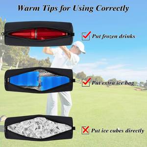 Golf <b>Cooler</b> Beer Sleeve for Golf Bag Beverage Sleeve Small Can <b>Cooler</b> Accessories Keep <b>Drinks</b> Cold Golf <b>Cooler</b> Sleeve - Product Image 3