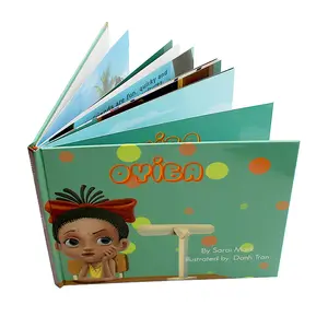 环保纸高品质彩色儿童书籍印刷服务精装纸书