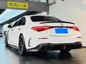 Sợi Carbon BodyKit MSY phong cách cho Mercedes Benz S <span class=keywords><strong>Class</strong></span> W223 S thể thao sợi carbon phía trước Lip Spoiler khuếch tán bên váy gương - Product Image 5
