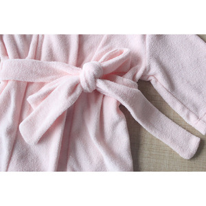 Customizable White Super Soft <strong>Newborn</strong> Knotted Kids Children <strong>Dressing</strong> <strong>Gown</strong> - Product Image 5