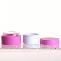 Pot en PS à double paroi de 5g, 15g, 30g, 50g pour l'emballage de crèmes pour le visage et de produits hydratants