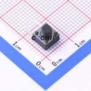 TSD007A06026A03 Tactile Switch Bent Lead Through Hole,6x6mm Switch Round Button 2.6N Right Angle Insert 6mm - Product Image 1