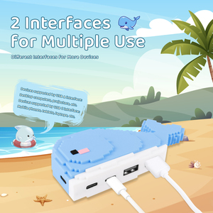 Hub <span class=keywords><strong>USB</strong></span> 2.0 Creativo a Forma di Balena, Ornamento da Scrivania, Docking Station per <span class=keywords><strong>Computer</strong></span>, Hub Multiporta 4 Porte <span class=keywords><strong>USB</strong></span>-C - Product Image 5