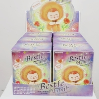 Grosir Murah Asli 6PCS/Box Casing Headphone Bluetooth Dompet Koin PVC Plush Kawaii Dompet Mini Tempat Kunci Aksesoris Tas