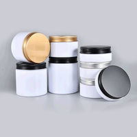 Pot de soins de la peau en plastique de 250ml 350ml Conteneur de stockage pour animaux de compagnie pour la cuisine Beurre d'arachide Sucre Café Snack Emballage alimentaire