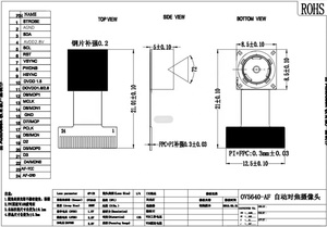 OV5640 5-<span class=keywords><strong>megapixel</strong></span> fotocamera AF Messa A Fuoco Automatica OV5640 modulo sensore di 5M fotocamera AF modulo FD5640 500W-V11 - Product Image 4