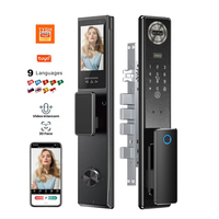 TYSH Serrure de porte intelligente à reconnaissance faciale 6068 mortaise Tuya Wifi empreinte digitale Cerradura Inteligente Serrure numérique avec caméra pour la maison