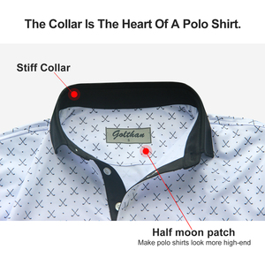 2025 nuovo Design di alta qualità Logo personalizzato di sublimazione con ricamo in poliestere Full <span class=keywords><strong>Body</strong></span> stampato all'ingrosso da uomo Polo da Golf - Product Image 3