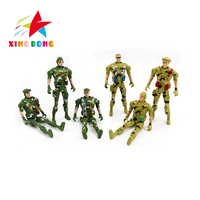 Jouet de soldat militaire en plastique pour garçon, armes de simulation, camouflage, armée, figurine d'action