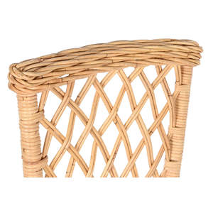 Sedia in Rattan 47x58x90 con Cuscino Naturale - Product Image 5