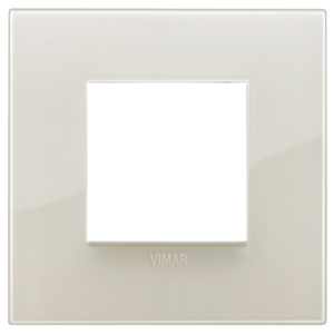 Vimar Placca Classic 2M Reflex Avorio Wall <b>Switch</b> 9x9cm - Product Image 1