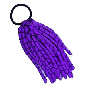 Elastici per capelli personalizzati da 20 cm con fiocco in poliestere per squadre di cheerleading, accessori per feste Lemonade Stand per bambini - Product Image 2