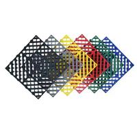 Dalles de sol emboîtables modernes en plastique PP, tapis modulaire amovible pour entrepôt intérieur et salle d'exposition