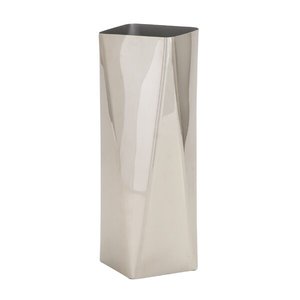 Meilleure vente Vase à fleurs en métal fait à la main Logo personnalisé décoration de mariage Design moderne pour la maison et l'hôtel en gros fini polonais - Product Image 1