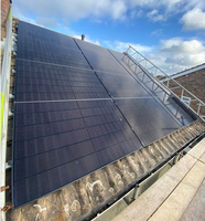 Panneau Solaire Bifacial N-Type 500W Haute Efficacité en Stock UE, Modules Photovoltaïques Mono Double Verre Entièrement Noirs, Service OEM