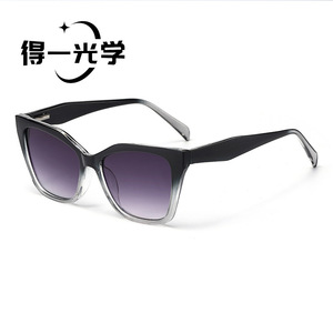 Cat Eye <b>Sunglasses</b> Black UV400 Women's Fashion Sun Glasses - Product Image 1