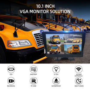 Wemaer 4CH 10.1 ''Camion 1080P 4G Wifi Véhicule Système de Sécurité de Voiture Dash 4 Camara Para <span class=keywords><strong>Auto</strong></span> MDVR Mobile DVR Caméra pour Bus - Product Image 3