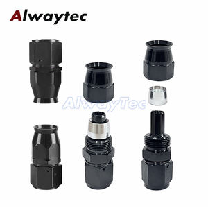 AN4 AN6 AN8 AN10 AN12 AN16 Straight Aluminum Purple Oil Fuel Line <strong>Hose</strong> End Swivel with Alloy <strong>Fitting</strong> - Product Image 3