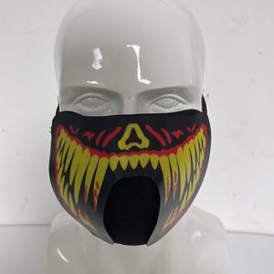Nuova Maschera Luminosa Ricaricabile Attivata dalla Voce, Maschera LED Intelligente che si Illumina al Suono - Product Image 6