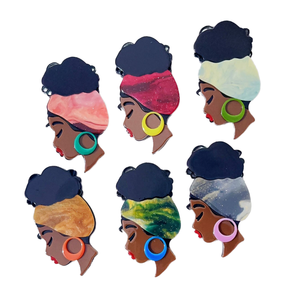 <span class=keywords><strong>Broche</strong></span> en acrylique de <span class=keywords><strong>luxe</strong></span> pour femme, nouvelle collection, idéale pour vêtements, revers, fêtes, mariages, fiançailles, idées cadeaux - Product Image 4