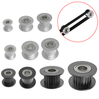 Poleas de Correa Dentada de Aleación de Aluminio HTD2M 3M 5M 40T, 40 Dientes, 6 8 10 12 14 15 16 17 19 20 mm