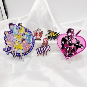 Emaille Pins Brosche Kleidung Anstecknadeln Coole Abzeichen auf Rucksack dekorative Wäsche klammern - Product Image 5