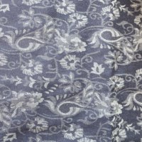 Tissu denim léger teint en fil et imprimé sur mesure de haute qualité, tissé jacquard, pour vêtements, sacs et chaussures – Vente en gros